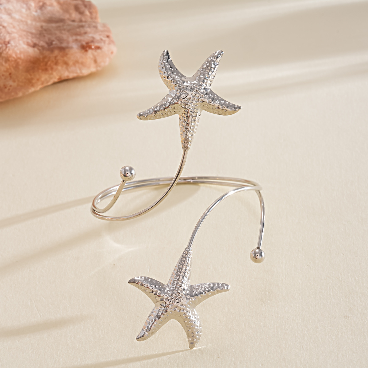 Europa y los Estados Unidos goteo de aceite de estrellas de mar abierto brazalete personalidad transfronteriza dopamina vacaciones de mar joyas de brazalete de mujer