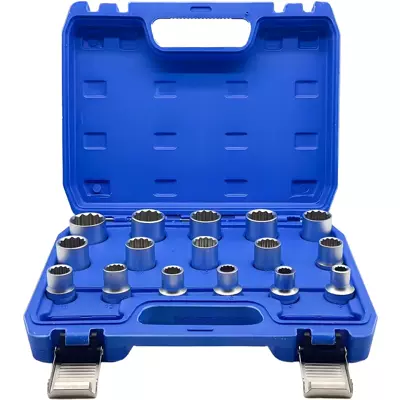 Inch Drive Short Socket — Mühərrik tənzimləmə alətləri - 16-piece-sleeve-matte-12-corner