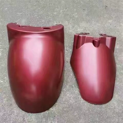 Motorcycle Fender, of the Little Turtle King, front - matte-wine-red-small-turtle-king-front-mudguard-comes-with-installation-screws