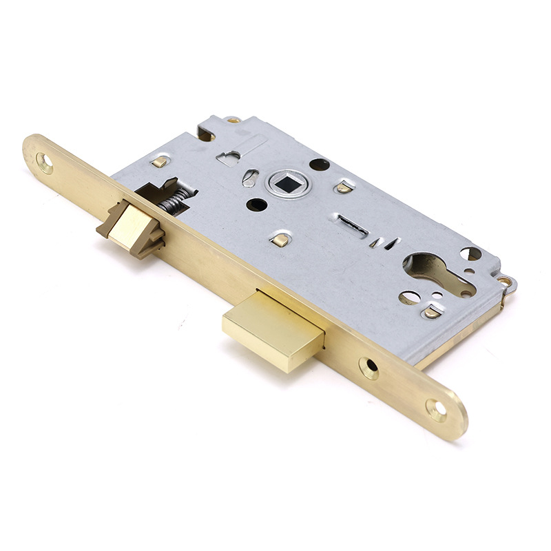 Multicolor personalizado acero inoxidable silencioso cuerpo de cerradura estándar europeo 7255 accesorios de cerradura de puerta de madera interior cuerpo de cerradura de puerta de habitación universal