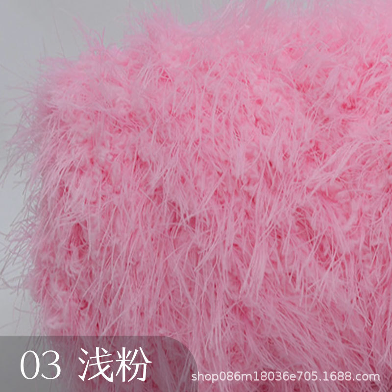 Suministro directo de fábrica 15mm de lana larga felpa trenzado palo súper grueso súper denso hecho a mano DIY pequeño perro de leche Raíz de pelo