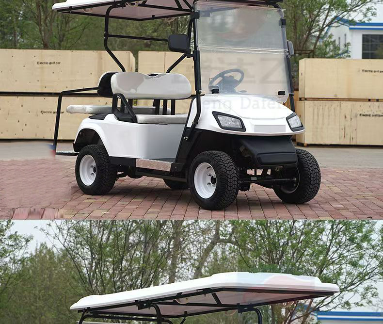 New Model Golf Cart Electric Four-Wheeler 2-8 Seat Sightseeing Car for Tourist Areas and Parks