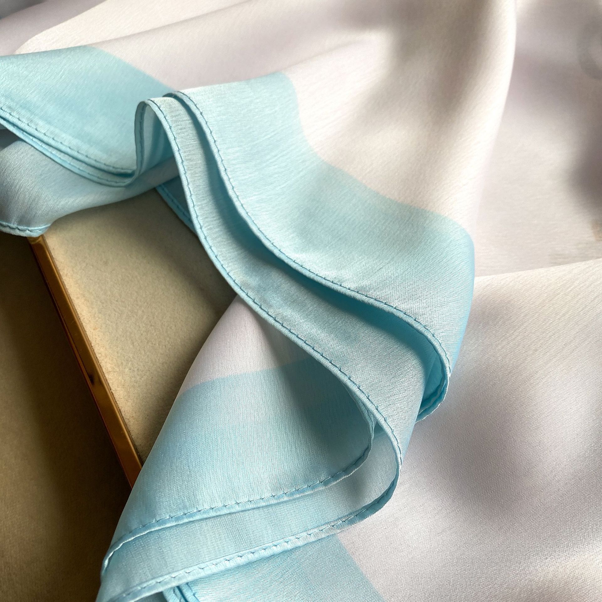 New Summer Scarf Women's Korean Edition Versatile Thin Scarf for Travel Sun Protection Shawl Multi use Long Imitation_voghion.com