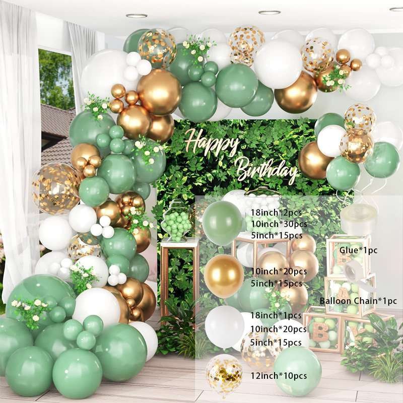 brand green balloon