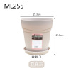 Flowerpot, round small big breathable resin