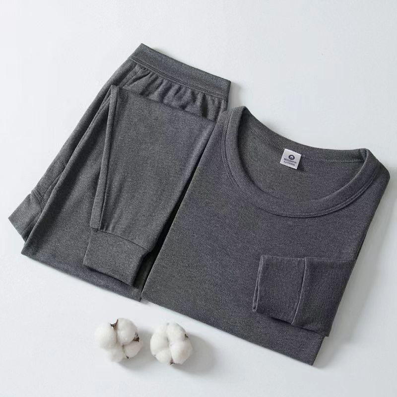 라운드넥 다크그레이