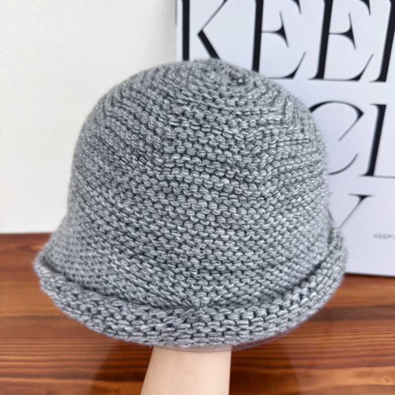 Sombrero Pescador Tejido para Mujer de Lana Cálido para Otoño e Invierno image 7