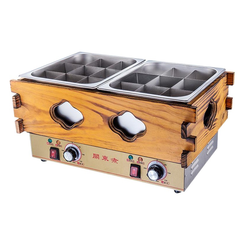 Calefacción eléctrica comercial Guandong máquina de cocina puesto de fideos calientes picantes cocina snack equipo tienda de conveniencia pescado huevo cadena máquina de incienso