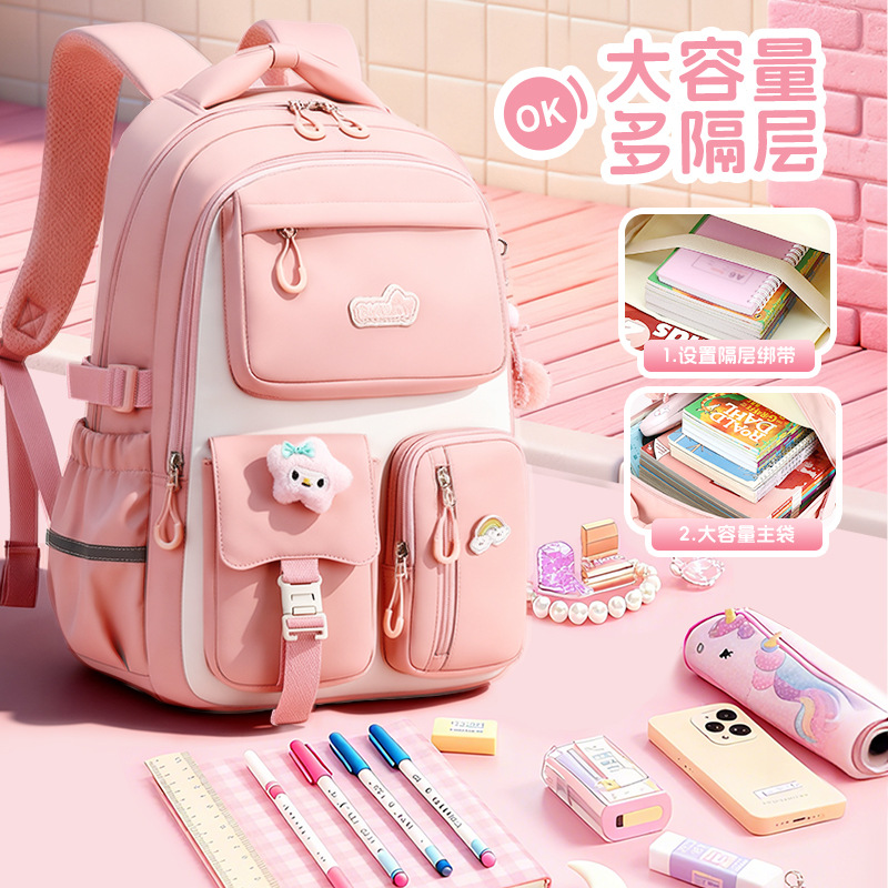 Mochila de explosión transfronteriza, mochila de alta capacidad para estudiantes de secundaria, nueva mochila ultraligera.