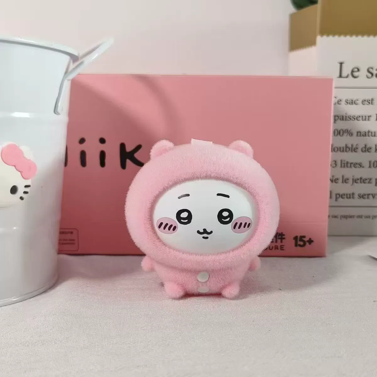 Динозавр-Chiiкaва лицом меняющийся blind box с подвеской из той же серии чиикaва пижамы Usachi Xiaohachi кукла