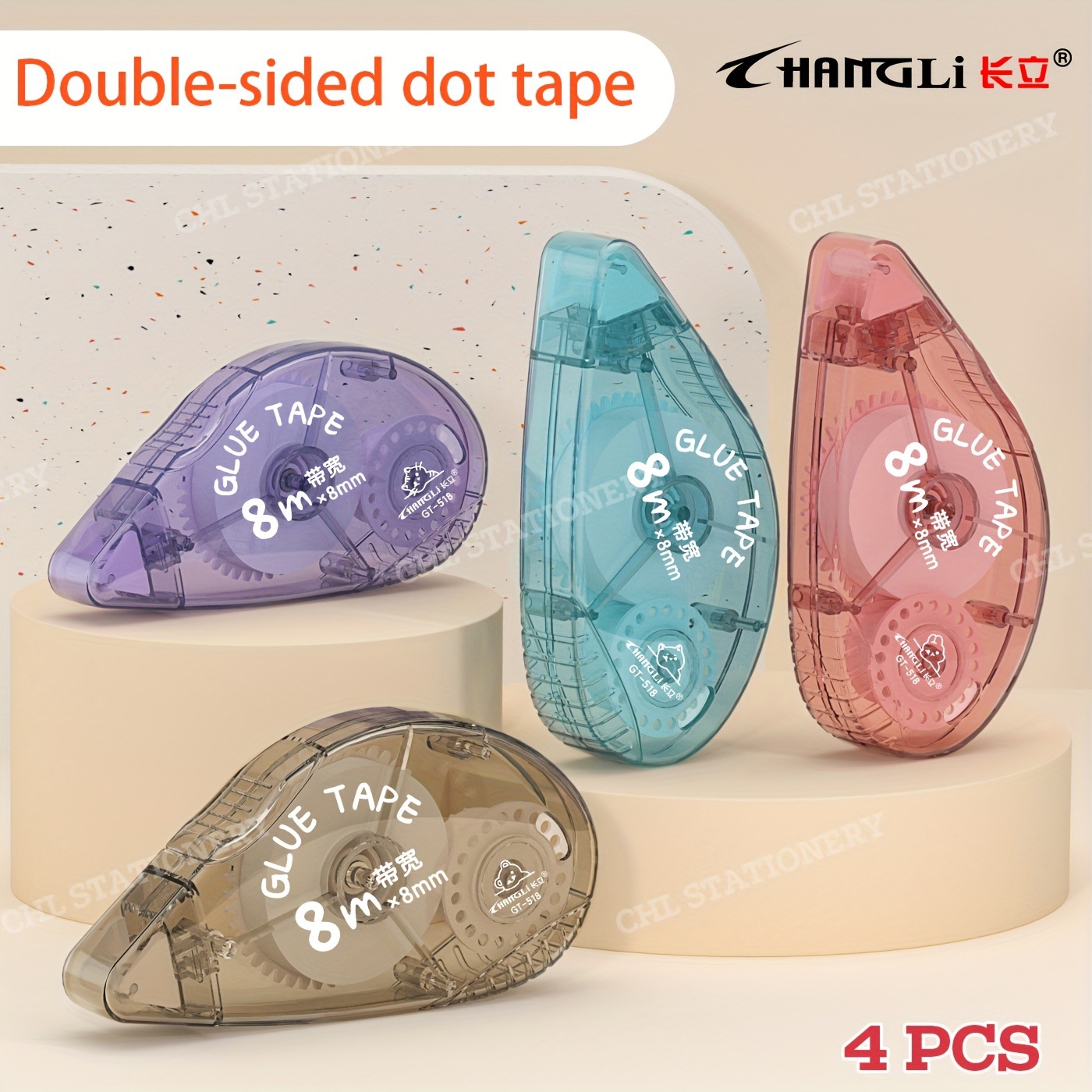 Actualización de primavera: Light colored Double Sided Tape 8 pack