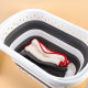 Portable Folding Dirty Clothes Basket Household Bathroom Clothes Storage Basket Washing Machine Dirty Clothes Basket Plastic Laundry Basket Large Size