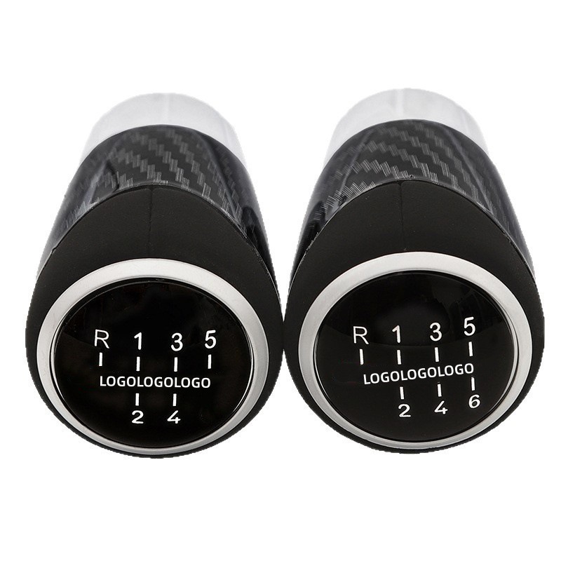 Cross-border hot sale suitable for BMW shift handball gear lever gear head carbon fiber suede auto parts