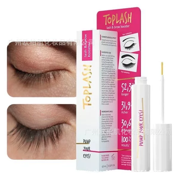 Cross-Border New Product Toplash Thicker and Fuller Eyebrows Eyelash Serum