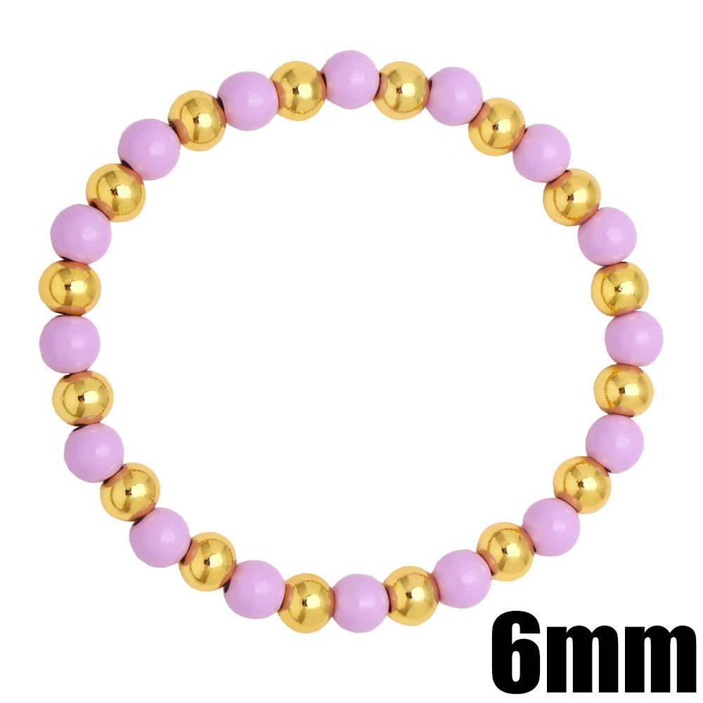 Mode Cuivre Motif Géométrique Bracelet Tous Les Jours Perles Bracelets De Cuivre display picture 11