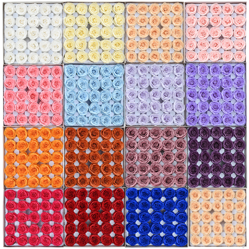 Flor de jabón orgullo rosa siete capas florista DIY material de paquete floral material de paquete floral flores de jabón inmortales