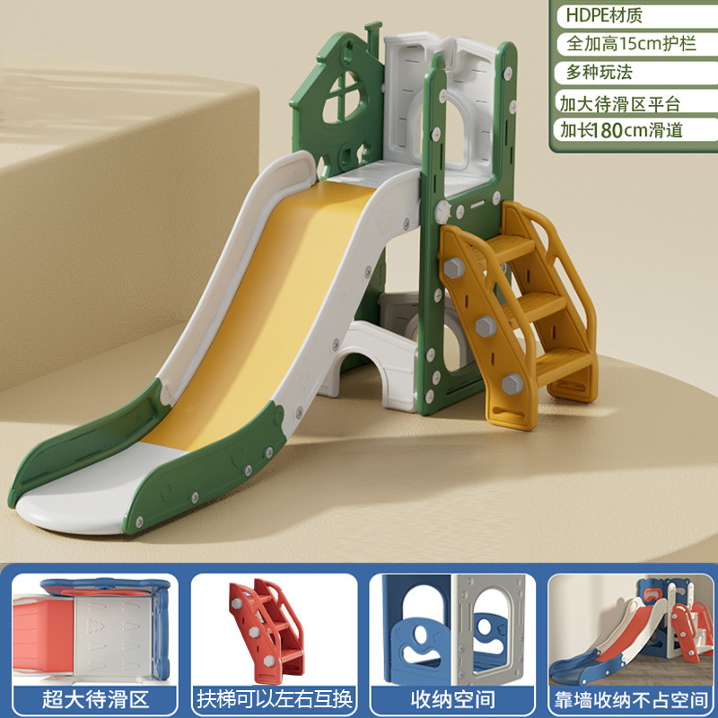 Slide para niños domésticos interiores de 2 a 10 años Baby Slide Swing 2 en 1 Family Playground multifuncional