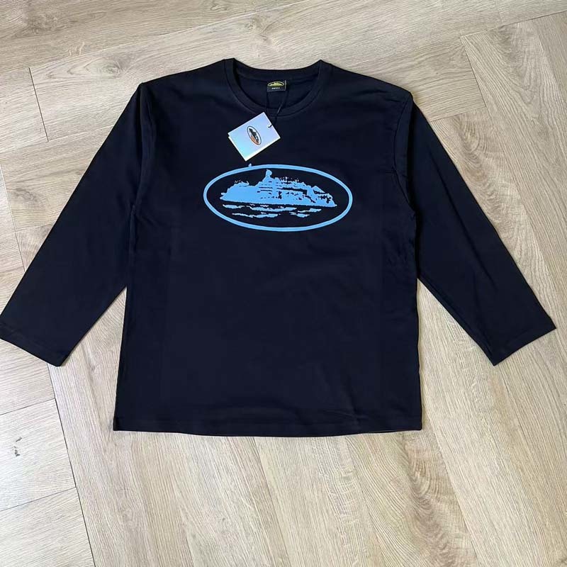 590 블랙 프린트 스카이 블루