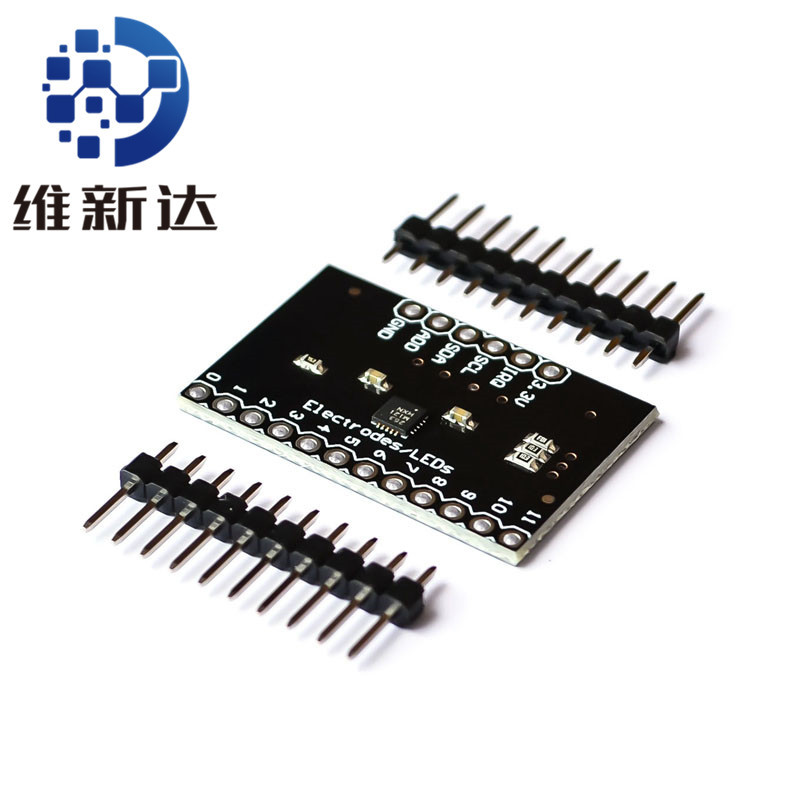 MPR121-Breakout-v12 接近 电容式 触摸传感器 控制器 键盘开发板