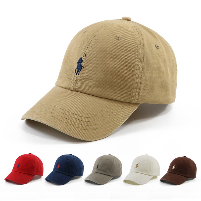 Khaki Pony Logo Soft-Top Rl Ralph Hat for Women, High-Quality Polo Baseball Cap for Women