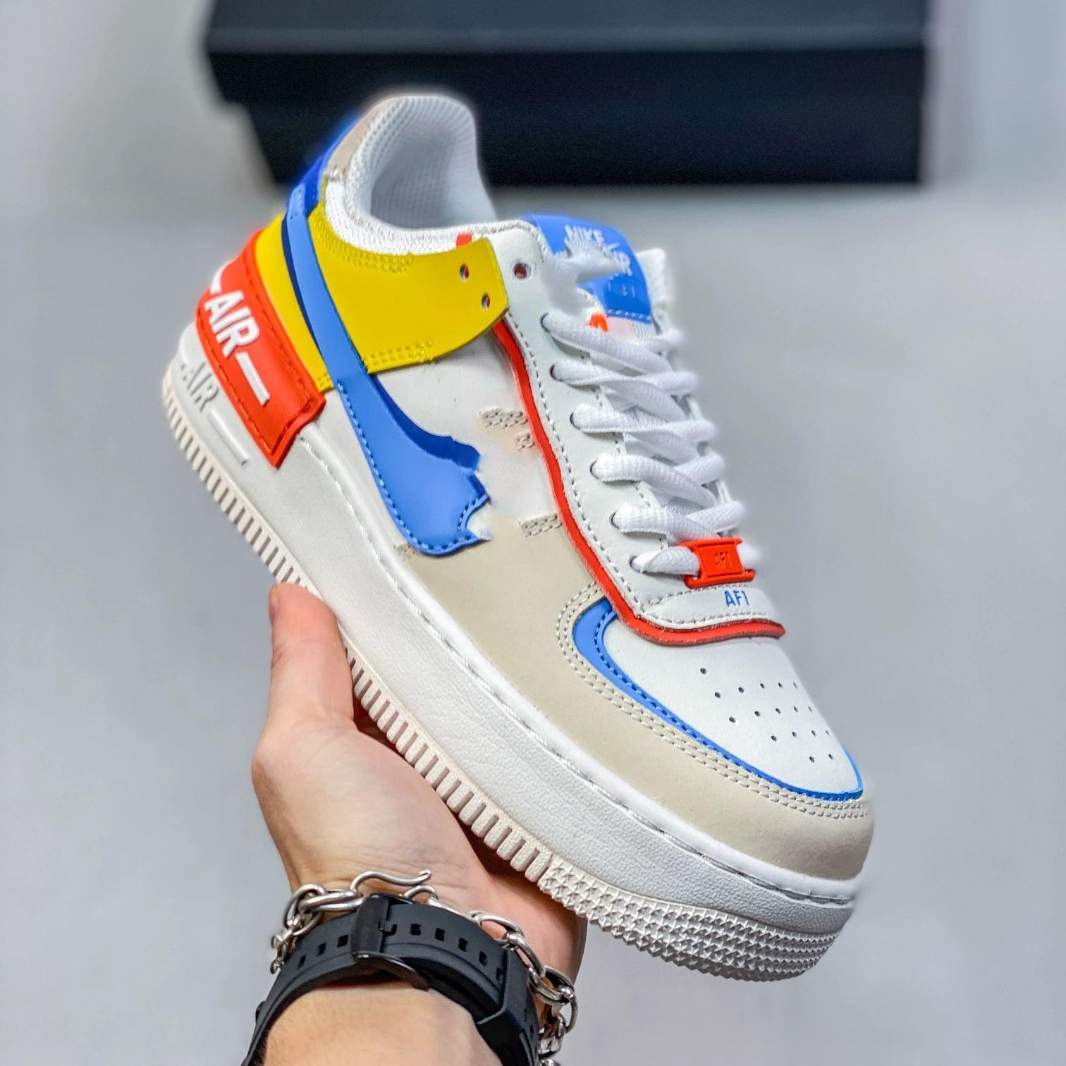 Nike Air Force 1 Shadow, универсальные кроссовки для мужчин и женщин платформа