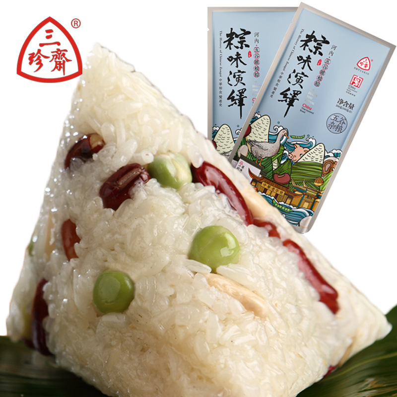 Three Jane Lent Grain Coarse Cereals 200g Wuzhen specialty Jiaxing traditional Chinese rice-pudding vacuum manual Manufactor goods in stock wholesale