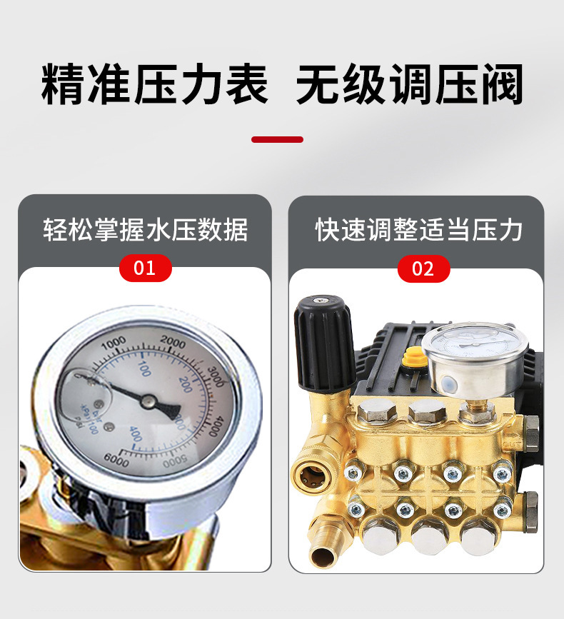 Commercial Car Washing Machine 220V High Power 380V for Car Wash Shops and Farms with Hose Reel Commercial Car Washing Machine