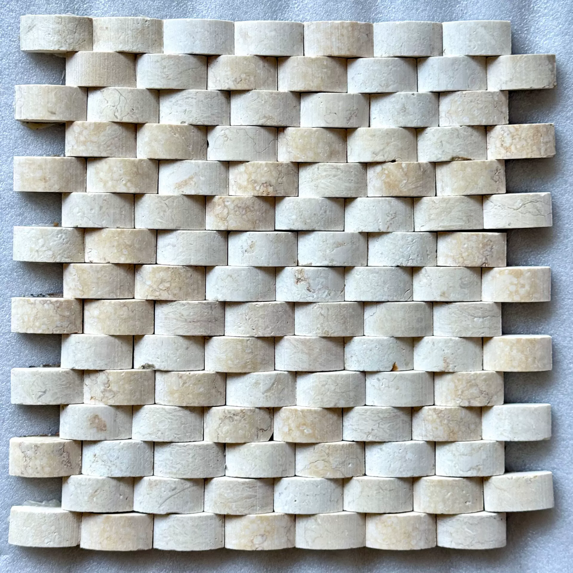 天然莱姆石材大理石马赛克瓷砖原石小石子颗粒limestone背景墙砖