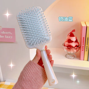 Mermaid Ji Airbag Comb Fluffy Girl Heart Portable Comb Women's Ins Pearlescent Large Board Comb Massage Air Cushion Comb