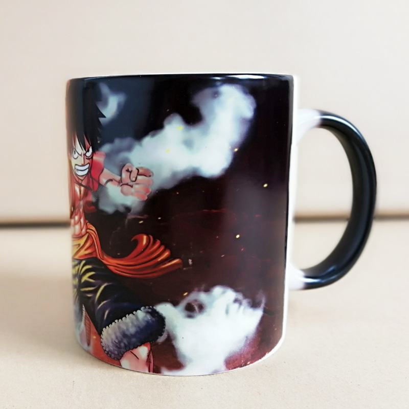 熱転写感温陶磁器変色カップdiyコーティングカップマグカップ人物写真ロゴ温変カッププレゼント