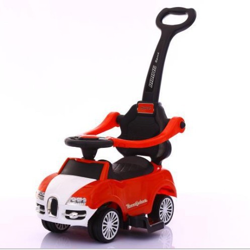 Scooter multifuncional para niños con barandilla de tres en un coche con carrito de música Walker Salida de juguete