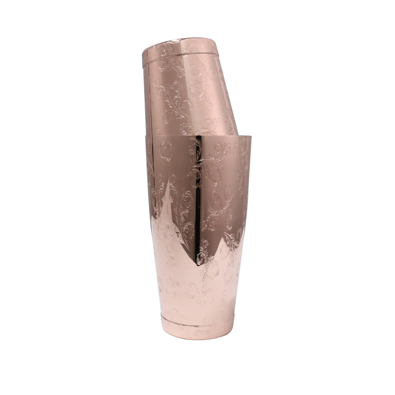304 Acero inoxidable agitador americano Boston Shaker traje Barón Shaker Comercio exterior transfronterizo