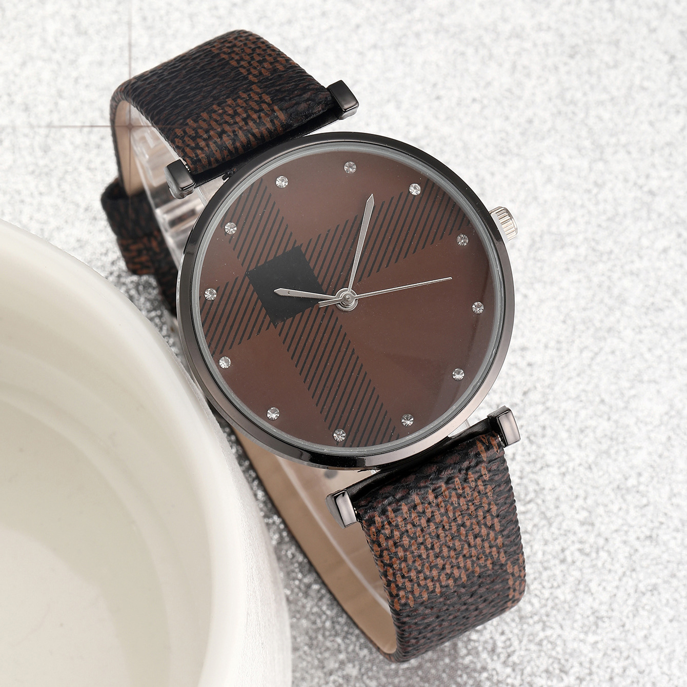 3-pack 2024 Ny modeklocka Damklocka Damklocka Studentklocka Koreansk stil Vardagsklocka_voghion.com