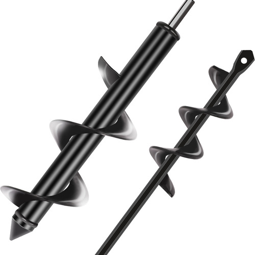 Ground drill bit, garden auger drill bit set, hand electric drill to loosen soil and dig holes, seedling planting drill, garden drill soil to dig holes.