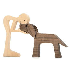 跨境新品小狗家人创意玩具装饰北欧家居工艺品摆件创意玩具装饰