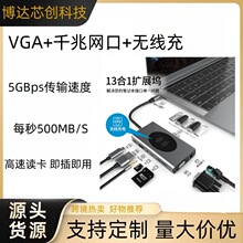 �羳ʮ����һ13in1Type-c�o����Uչ�]��Xǧ�׾W��usbhub������
