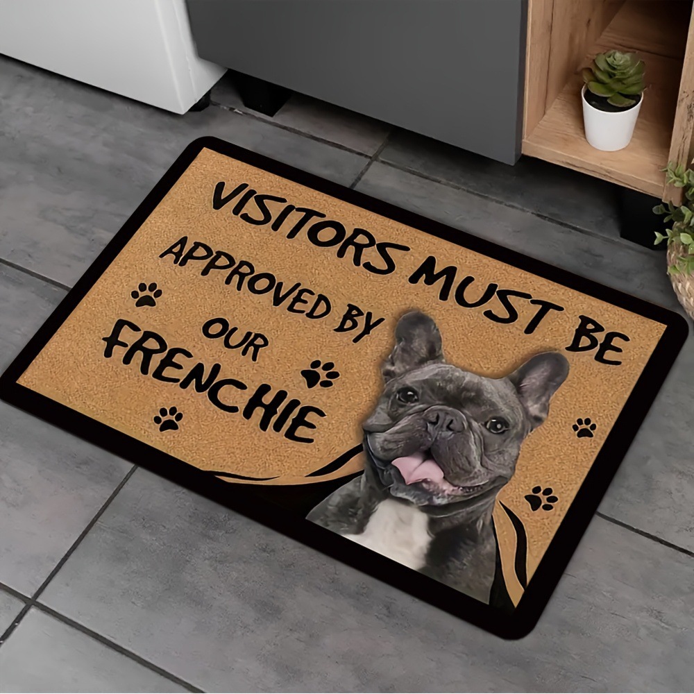 Rutschfester Teppich Mit Niedlichem Hund Für Flur Und Bad_voghion.com