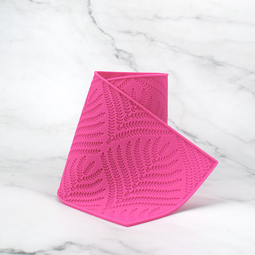 Nueva gema diamante patrón impresión molde borde molde DIY fondant encaje pad pastel decorativo molde de silicona