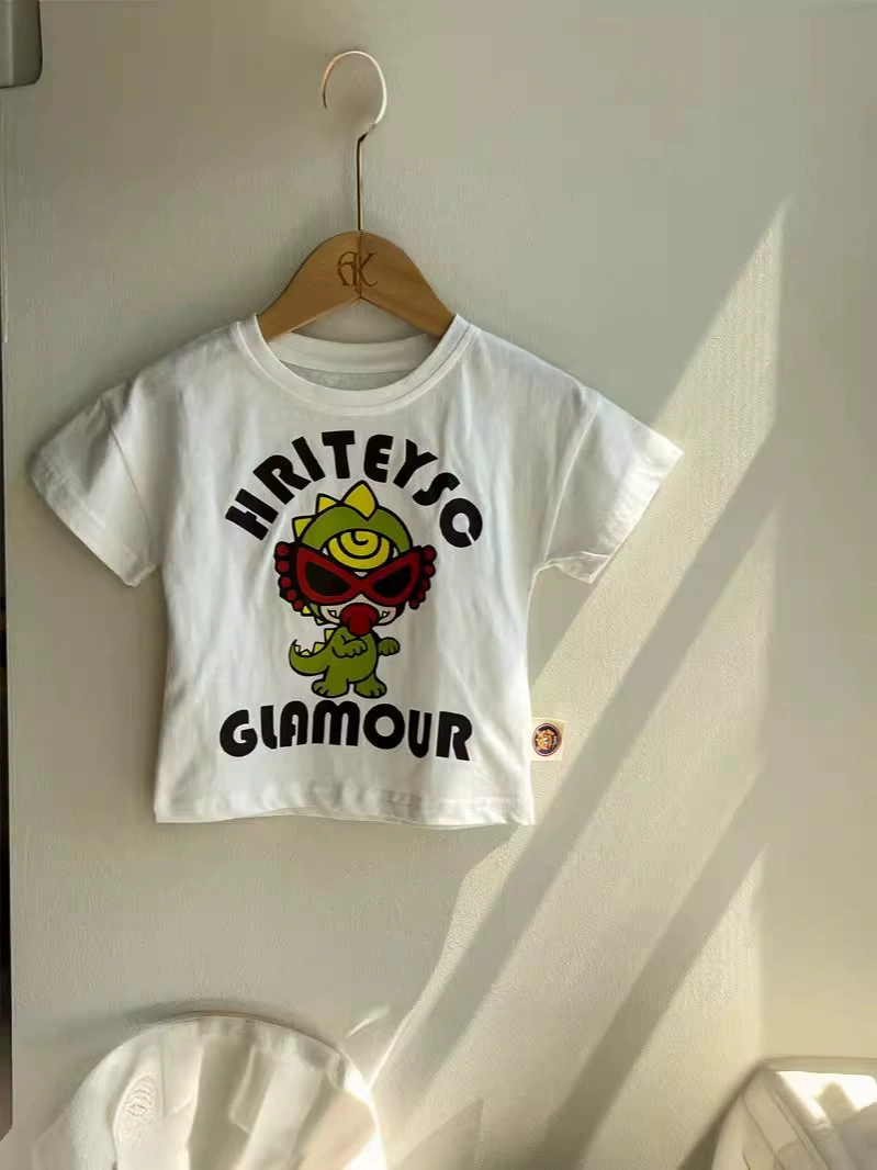 (Cross-border trading), summer children's cotton T-shirt for men and women girl's, with short sleeve