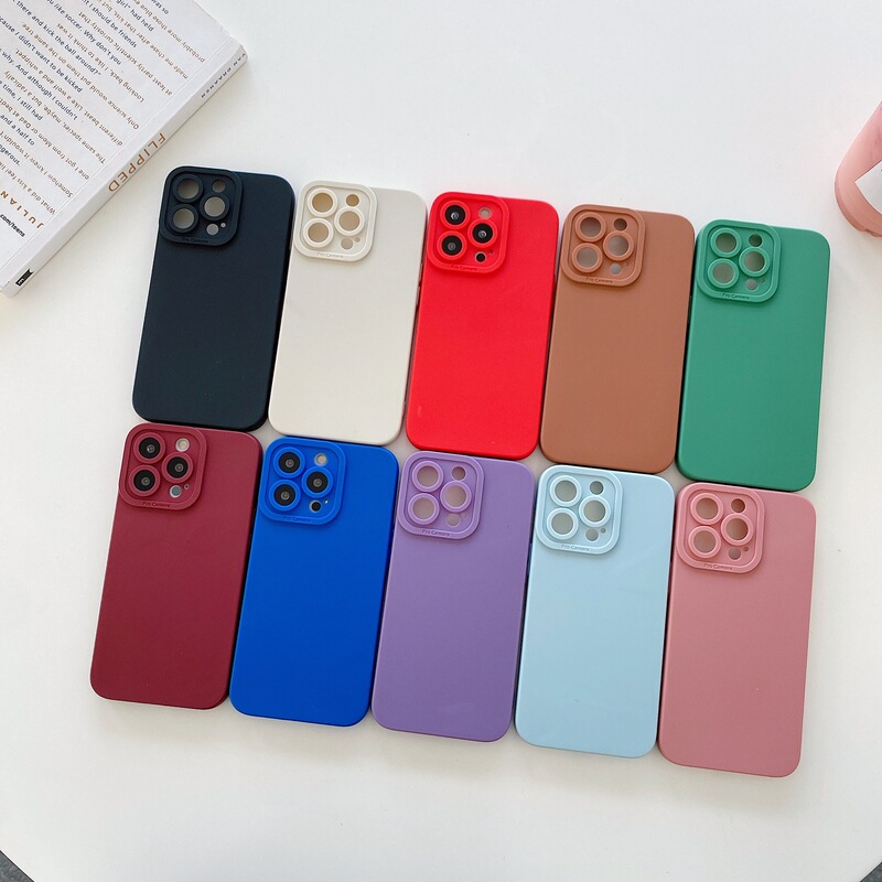 アップル13携帯電話ケースiphone15瞳目精穴全包携帯電話カバー単色天使眼tpu素材を適用|undefined