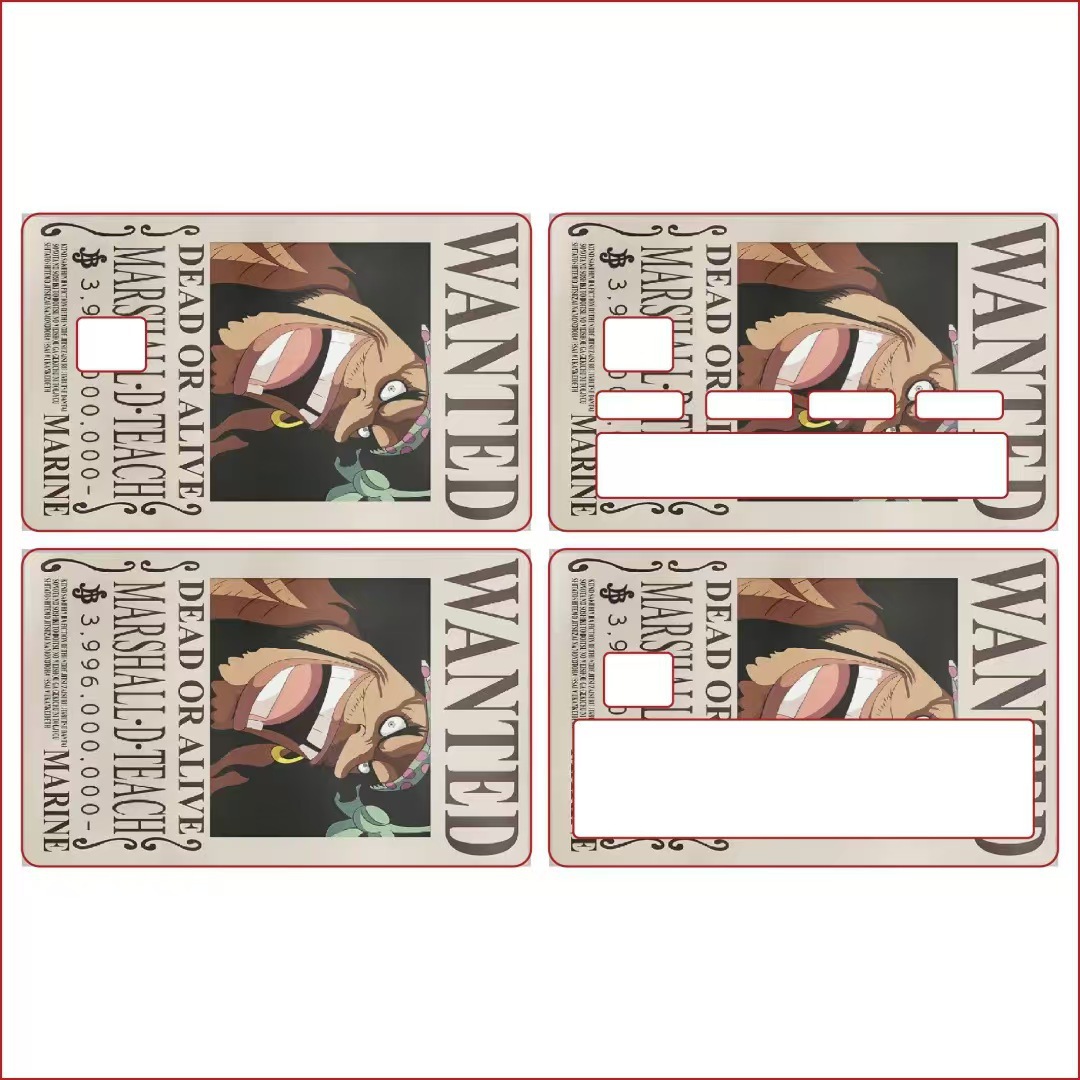 Pegatina Protectora para Tarjeta Bancaria de PVC, Impermeable, para Tarjeta de Crédito image 123
