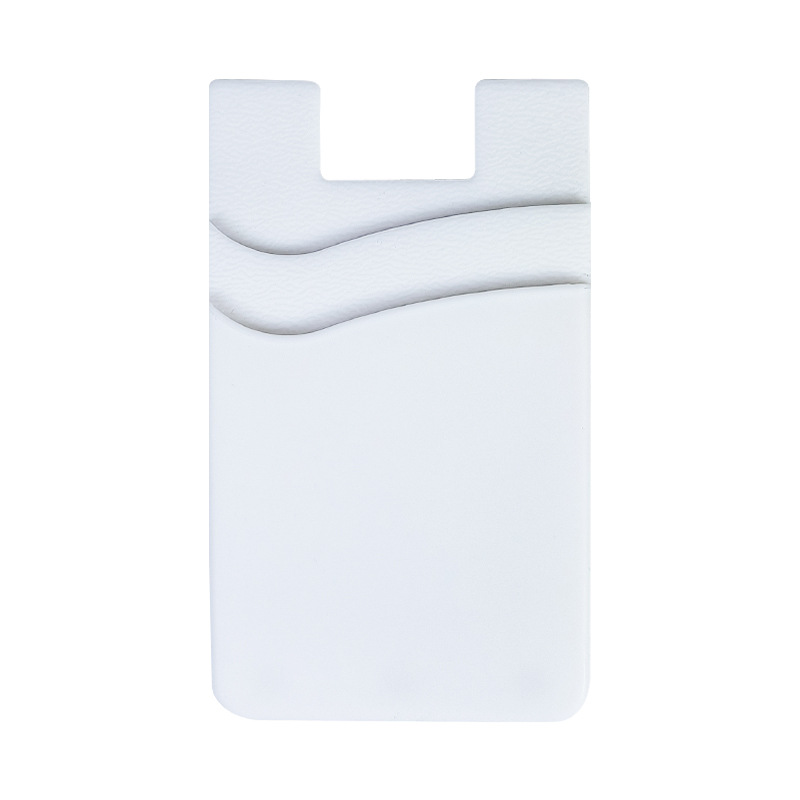 흰색 (이중) 실리콘 카드 홀더 (벌크 포장)