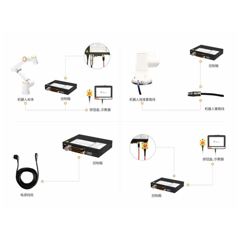 FR5协作机器人拖拽编程负载5KG臂展922mm上下料六轴机械手臂