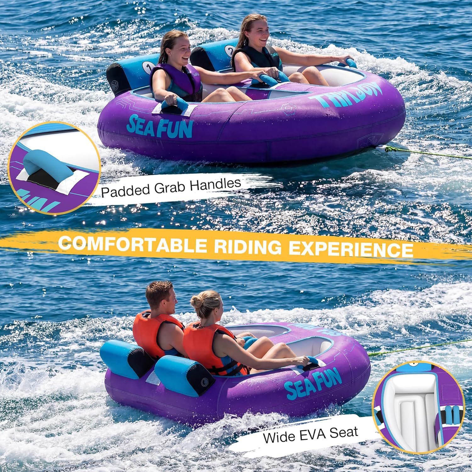 Water motorcycle PVC, inflatable entertainment toy, sofa, custom-made, increased thickness 4