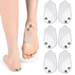 Two magnets OX-shaped legs inside and outside the eight-character wear-resistant and durable stimulation acupuncture points with sticky orthopedic heel insoles