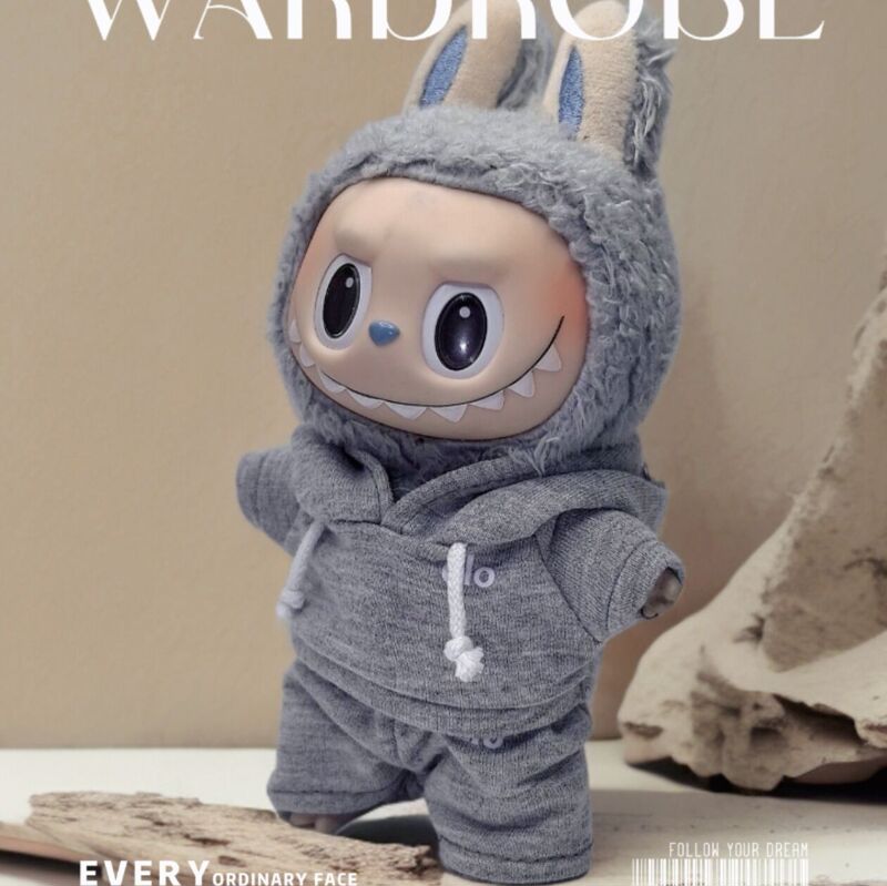Dropshipping 代发仅衣服】挂件LABUBU公仔娃衣一二代盲盒拉布布|undefined
