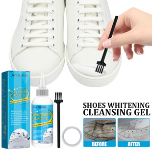Jaysuing White Shoe Cleaner, Shoe Whitening Agent, No-Wash Shoe Edge Cleaning Stains, Yellow Edge Cleaner