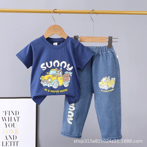 Navy blue--Rabbit car