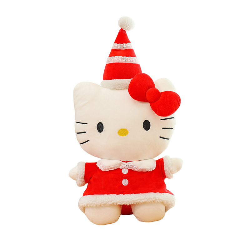 Kitty猫誕生日金人形誕生日帽子ケイティ猫人形kt猫ぬいぐるみ子供ガールフレンド玩具プレゼント|undefined
