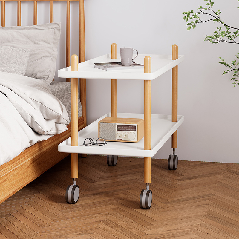 Wholesale sofa side table corner trolley balcony simple Nordic ins style movable bedside table